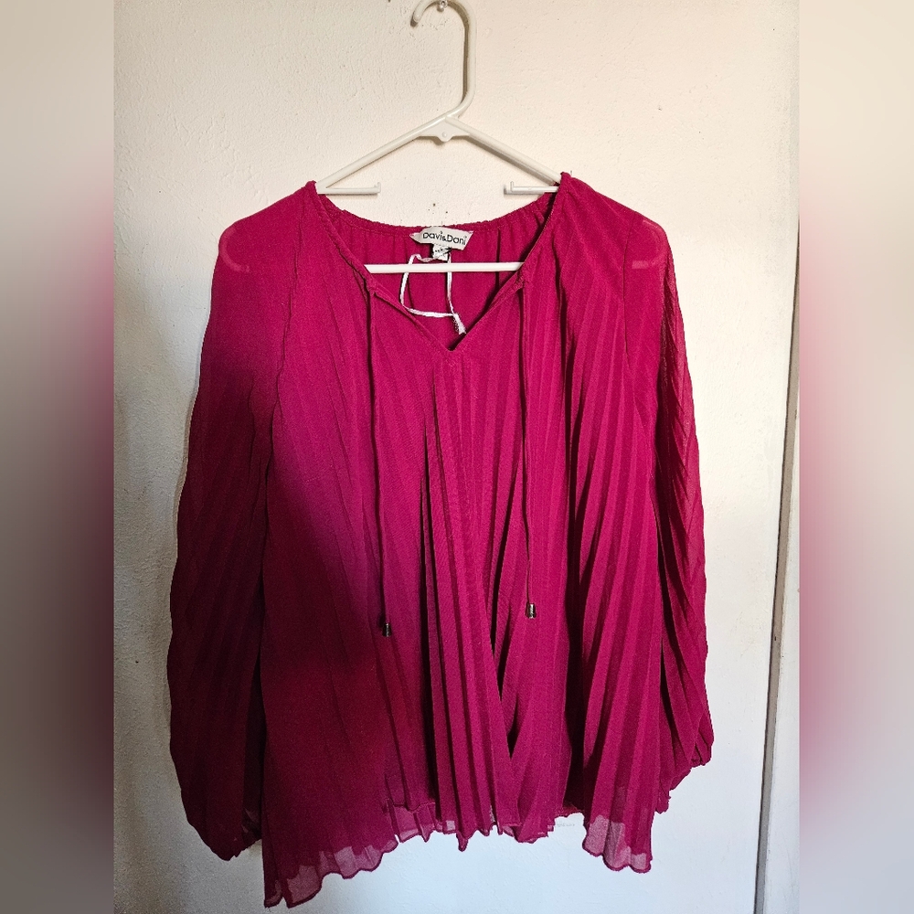 David & Dani Red Blouse